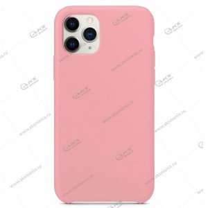 Silicone Case (Soft Touch) для iPhone 11 Pro Max нежно-розовый