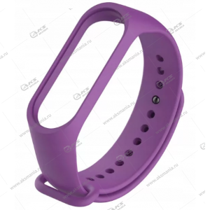 Ремешок на Mi Band 5 фиолетовый