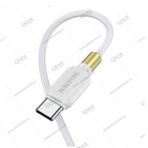 Кабель Borofone BX59 Defender charging data cable Type-C белый