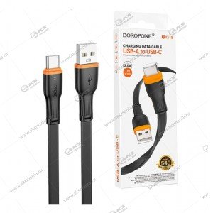 Кабель Borofone BX118 Esplendido charging data cable Type-C 1m черный