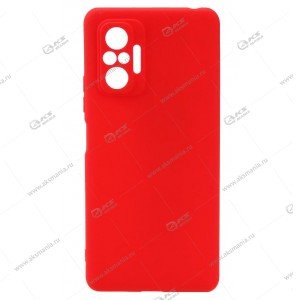 Silicone Cover для Xiaomi Redmi Note 10 Pro красный