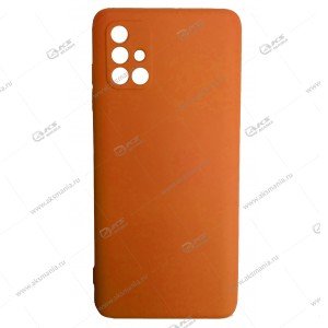 Silicone Cover 360 для Samsung A71 оранжевый