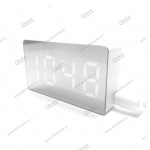 Часы Oasid QS-001 Mini Led Alarm Clock белый
