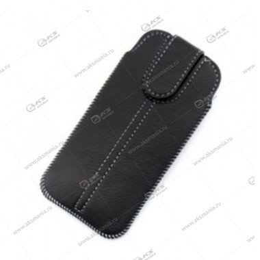 Чехол с язычком липучка для iPhone 6 Plus черный