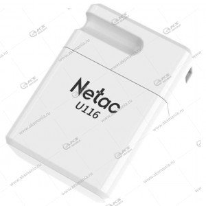 Флешка USB 2.0 64GB Netac U116 mini белый