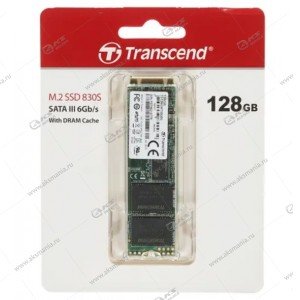 Внутренний накопитель SSD Transcend 128GB 830S, SATA-III, R/W-560/520 MB/s (M2), 2280