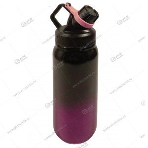 Бутылка-термос YW-9 600мл черно-фиолетовый