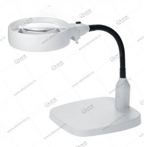 Лупа настольная LED desktop Magnifier №7764 120мм