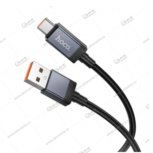 Кабель Hoco X118 5A USB-Type-C  черный