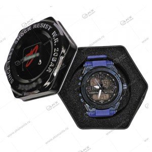 Наручные часы C-Shock в металлическом боксе New синий