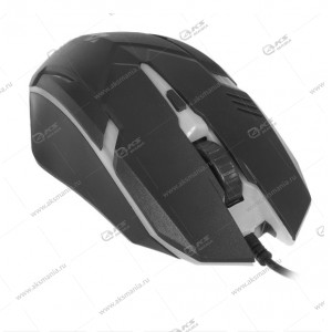 Мышь проводная игровая Defender CYBER MB-560L черный