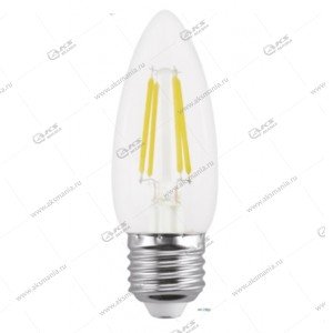 Лампа светодиодная Smartbuy C37-5W-220V-3000K-E27 (свеча, теплый свет)