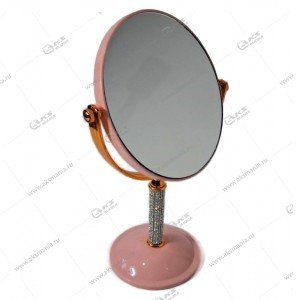 Зеркало для макияжа настольное MS-520-6 15x12см розовый