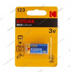 Элемент питания Kodak MAX CR123 (K123LA)