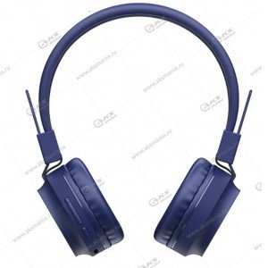 Наушники Hoco W25 Promise Bluetooth синий