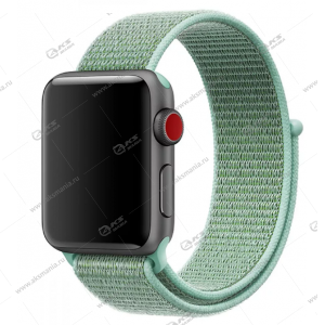 Ремешок нейлоновый для Apple Watch 42mm/ 44mm морская волна