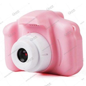 Детский фотоаппарат Kids Camera Summer Vacation V2 розовый