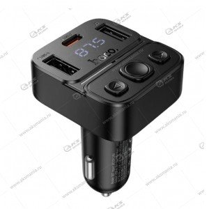 FM Модулятор Hoco E87 Delta 35W(1A1C) черный