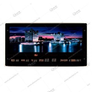 Картина с подсветкой 7037SC-717 с инф. календарем "Тауэрский мост" (70x37см)