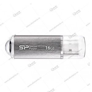 Флешка USB 2.0 16GB Silicon Power Ultima ll серебро