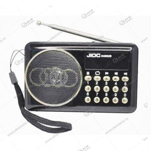 Колонка портативная JIOC H400UR FM TF USB LCD черный