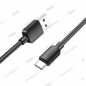Кабель Hoco X96 Hyper 100W charging data cable Type-C 1m черный