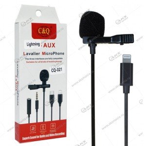 Микрофон петличный CQ021 (Lightning)