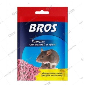 Гранулы от мышей и крыс "Bros" 90г