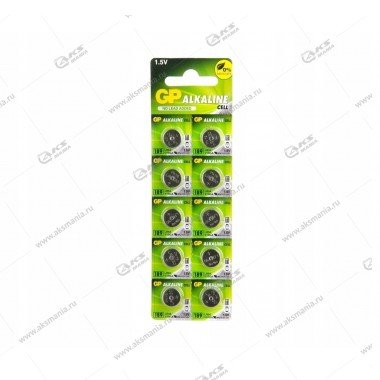 Элемент питания GP AG10 LR54/189F/10BL