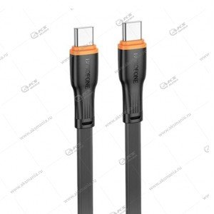 Кабель Borofone BX118 Esplendido 60W charging data cable Type-C to Type-C черный