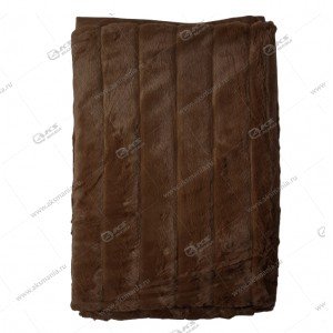 Плед-одеяло Lusnug 150x200см темно-коричневый