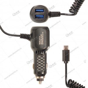 АЗУ SY-10 V8 Micro 5V/2.1A 1.8м витой