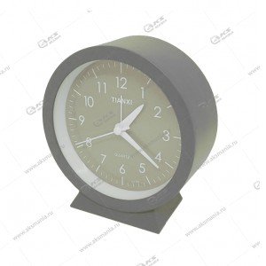 Часы-будильник настольные TX257 серый