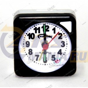Часы Космос 9821 будильник черный