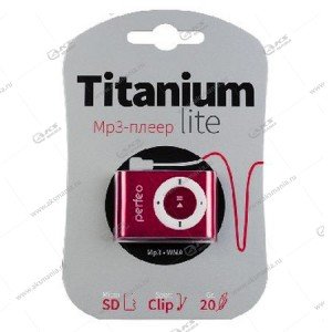 MP3-плеер Perfeo Titanium Lite PF_A4143 бордовый