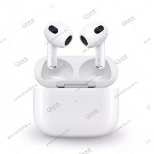 Наушники Bluetooth Apods 3 без лого белый