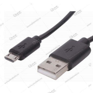 Кабель Denmen D23V микро USB 2.1A 2м черный