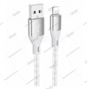 Кабель Borofone BX98 Superior Lightning серый