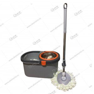 Ведро со шваброй BOUTIQUE ROTARY MOP со встроенной системой полоскания и металл. отжима