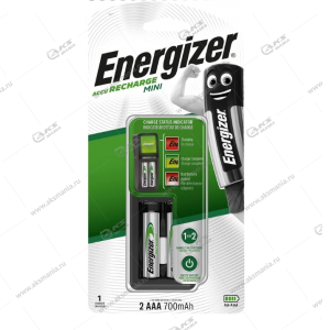 Зарядное устройство ENERGIZER для (AA, AAA) +2шт R3 AAА 700 мАч