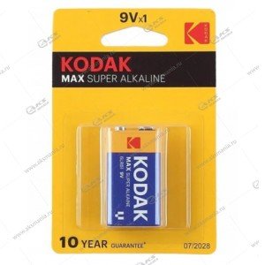 Элемент питания Kodak MAX 6LR61 (алкалин. крона) BL1 (K9V-1)