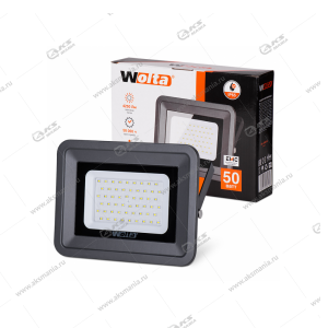 Прожектор светодиодный Wolta WFL-50W/06, 5500K, SMD, IP65, холодный свет