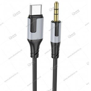 Кабель Borofone BL19 Type-C на Jack 3.5 1м черный