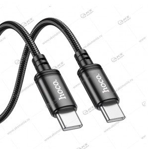 Кабель Hoco X91 Radiance charging data cable 60W Type-C-Type-C 3м черный