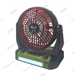 Вентилятор FP-225-S\FS-3535 настольный\подвесной, FM, BT, LED