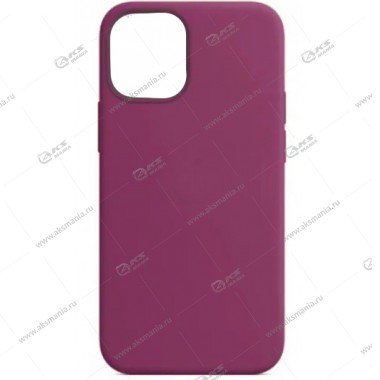 Silicone Case (Soft Touch) для iPhone 12 mini малиновый