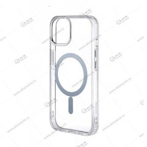 Силикон Hoco для iPhone 14 Magnetic series airbag anti-fall protective shell прозрачный