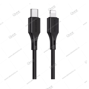 Кабель Borofone BX49 Cool PD charging data cable Type-C for Lightning черный