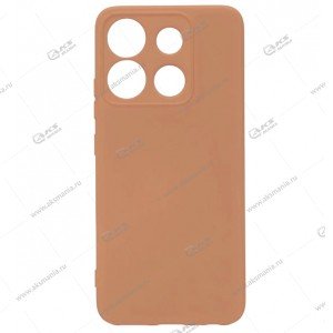 Cиликоновый чехол (Silicone Case) 360 для INFINIX Smart 7 пудра