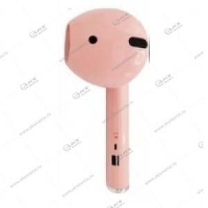 Колонка портативная MK-101  BT TF USB AUX FM розовый